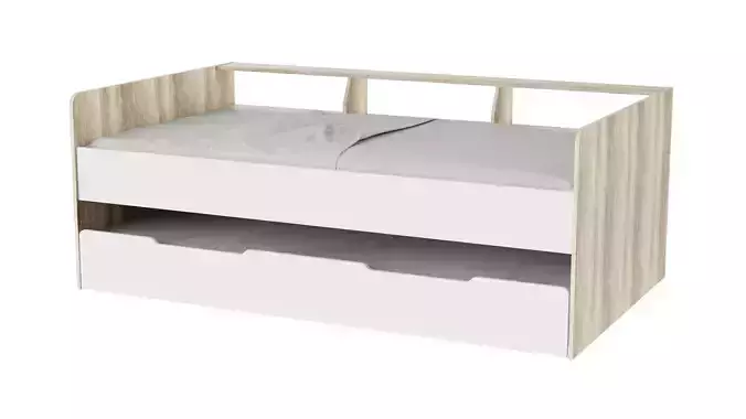 Kids single sliding Scandinavian Bed 