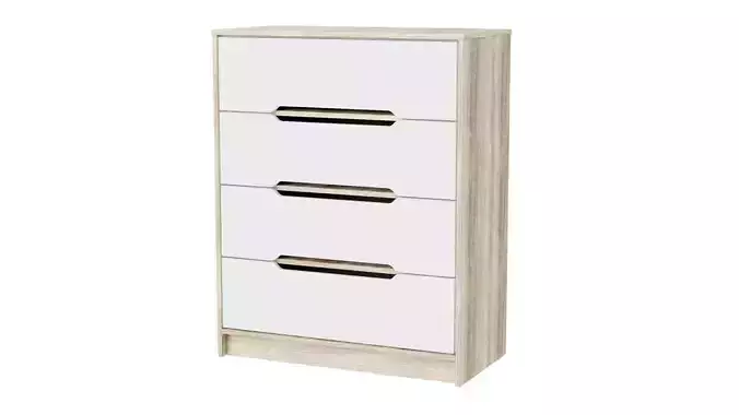 4-Drawer Scandinavian Dresser 