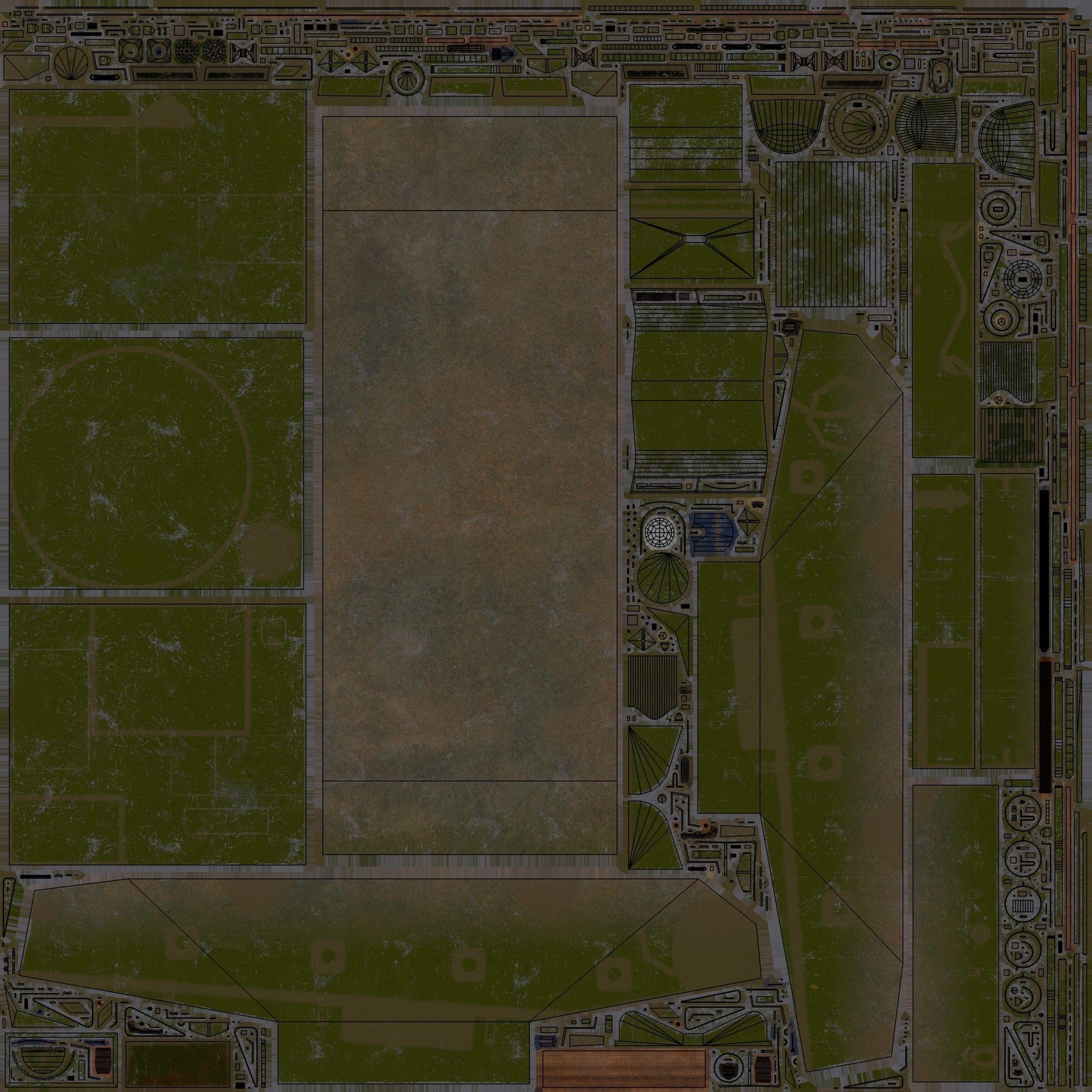 Low Poly Soviet Light Tank T-26RT Low-poly 3D model_31