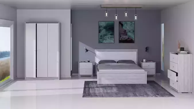 Modern Bedroom Furniture Set