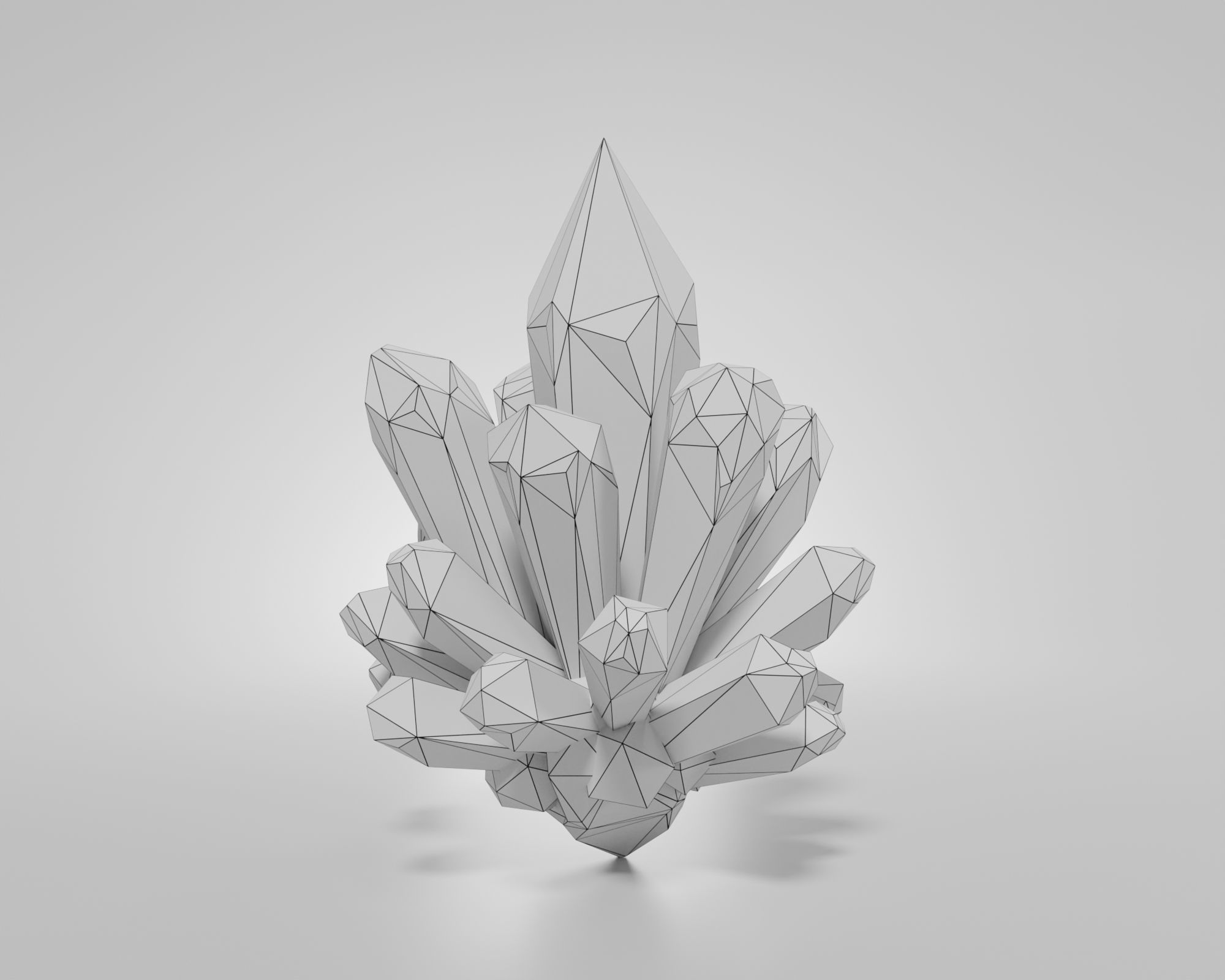 Crystal Gem  3D Model 3D model_7