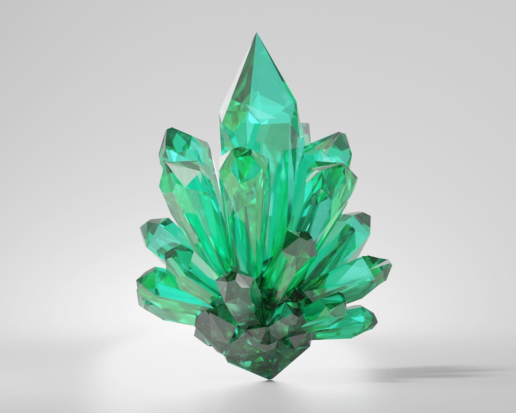 Crystal Gem  3D Model 3D model_1