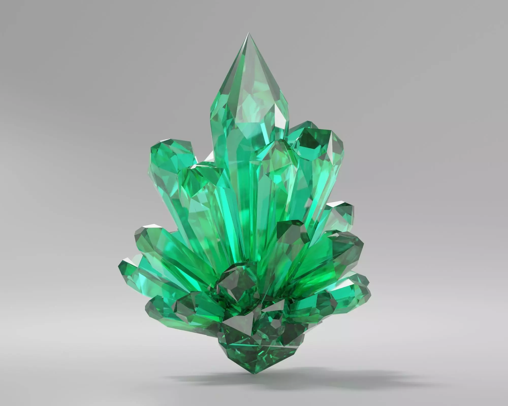 Crystal Gem  3D Model 3D model_0