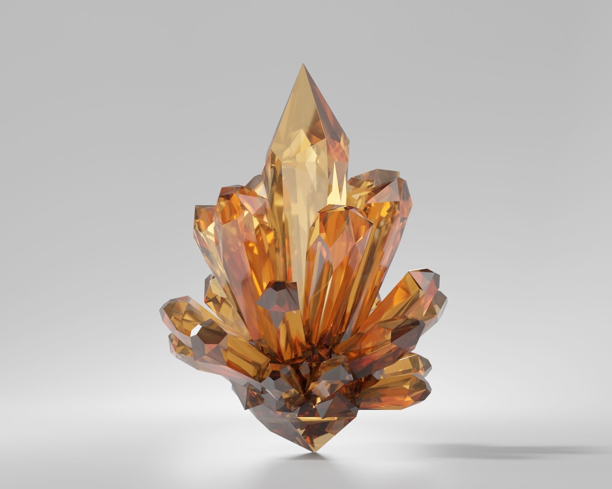 Crystal Gem  3D Model 3D model_3