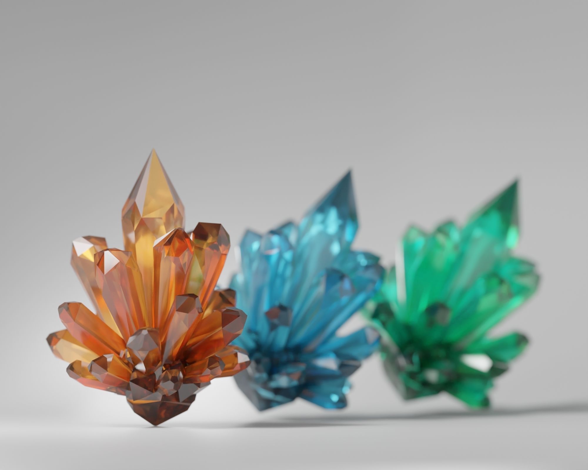 Crystal Gem  3D Model 3D model_2