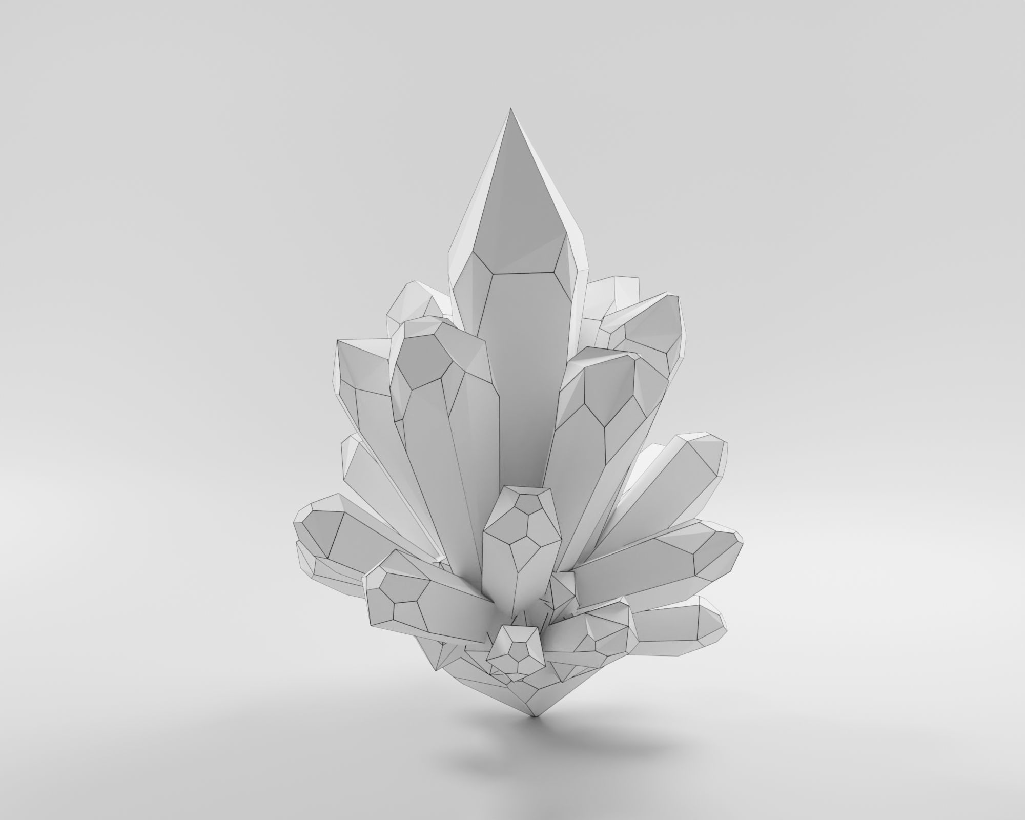 Crystal Gem  3D Model 3D model_5