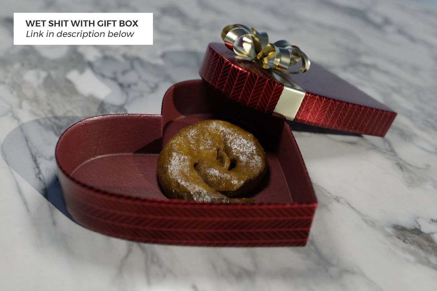 Realistic Wet Shit Low-poly 3D model_2