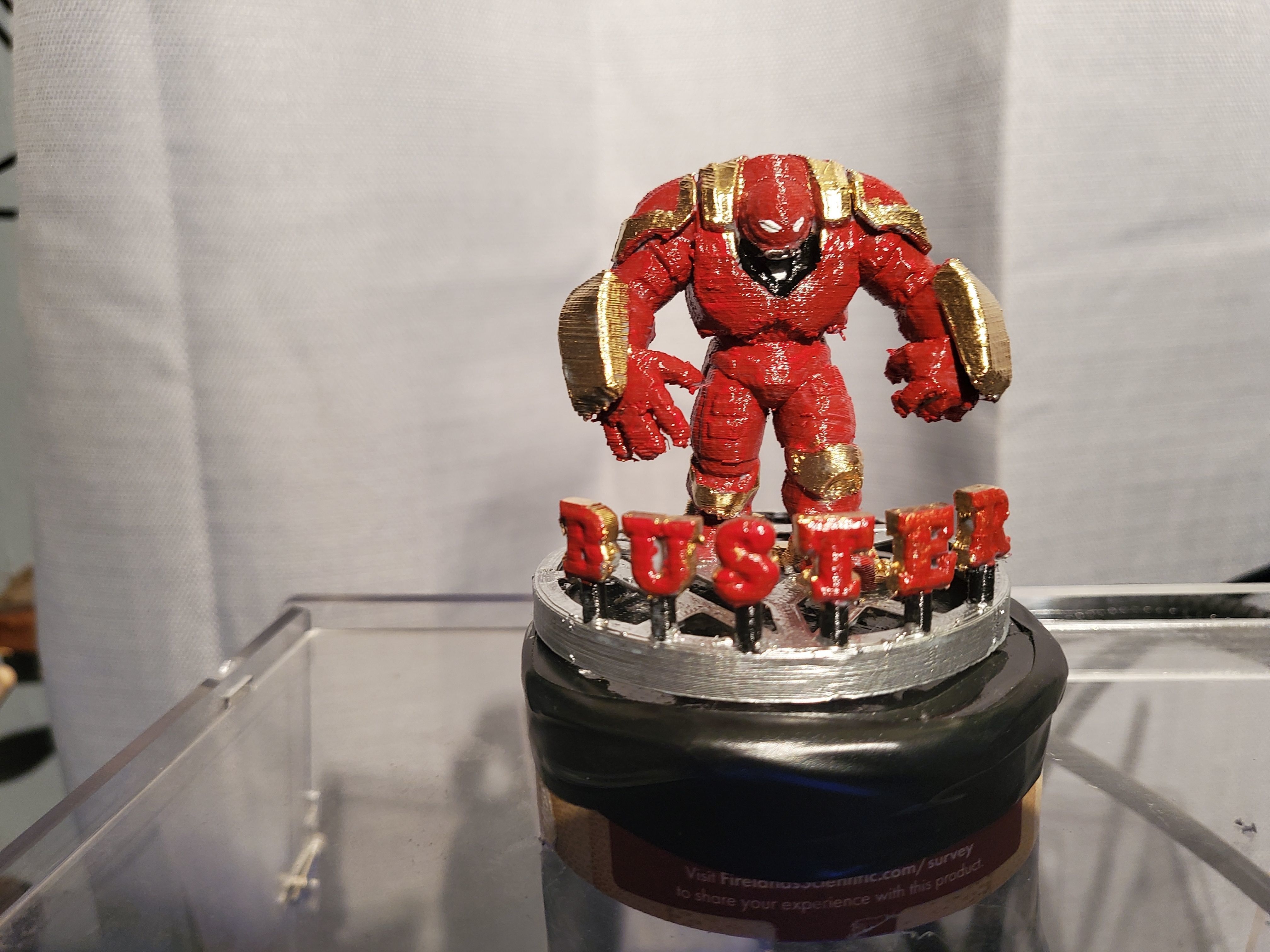 this is a hulk buster with ark base and buster on the base  3D print model_7