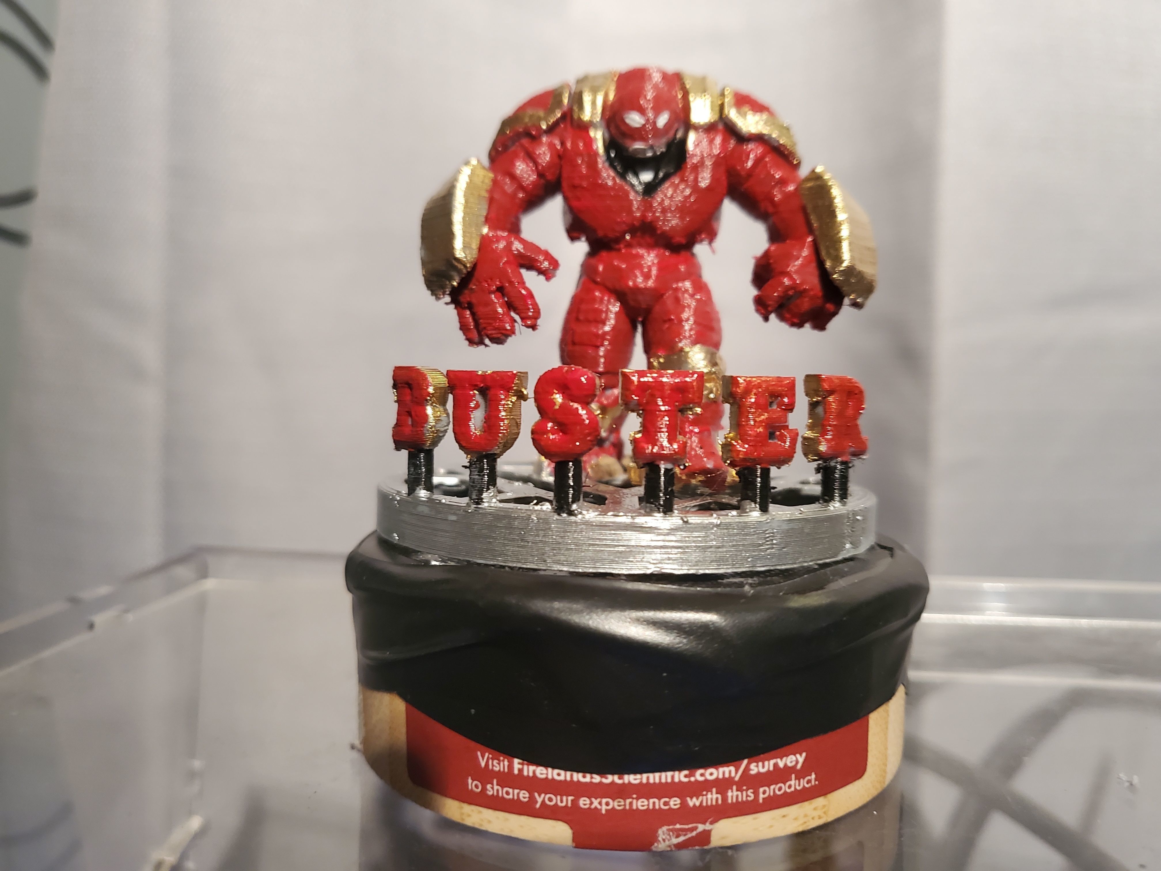 this is a hulk buster with ark base and buster on the base  3D print model_9
