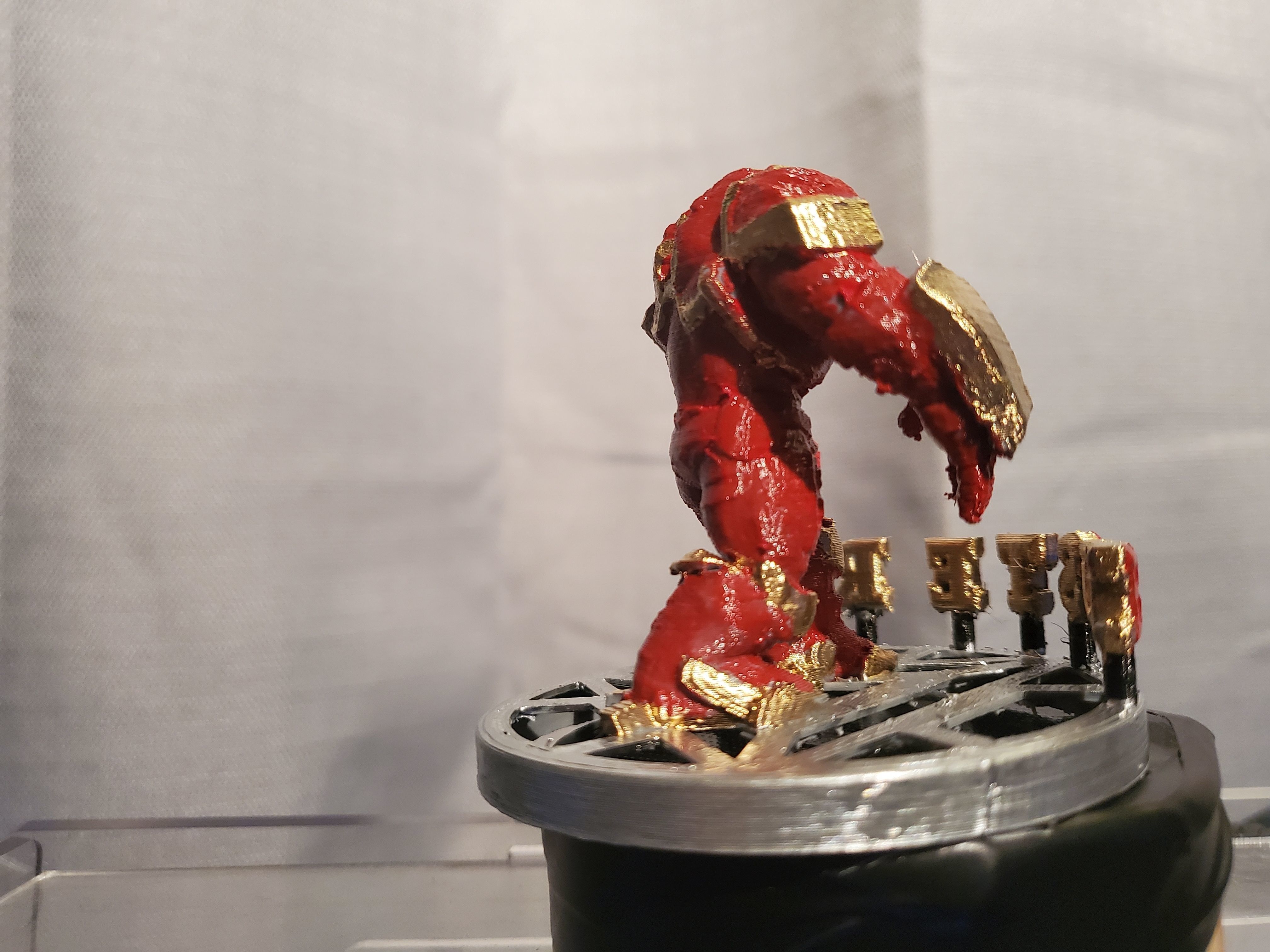 this is a hulk buster with ark base and buster on the base  3D print model_11