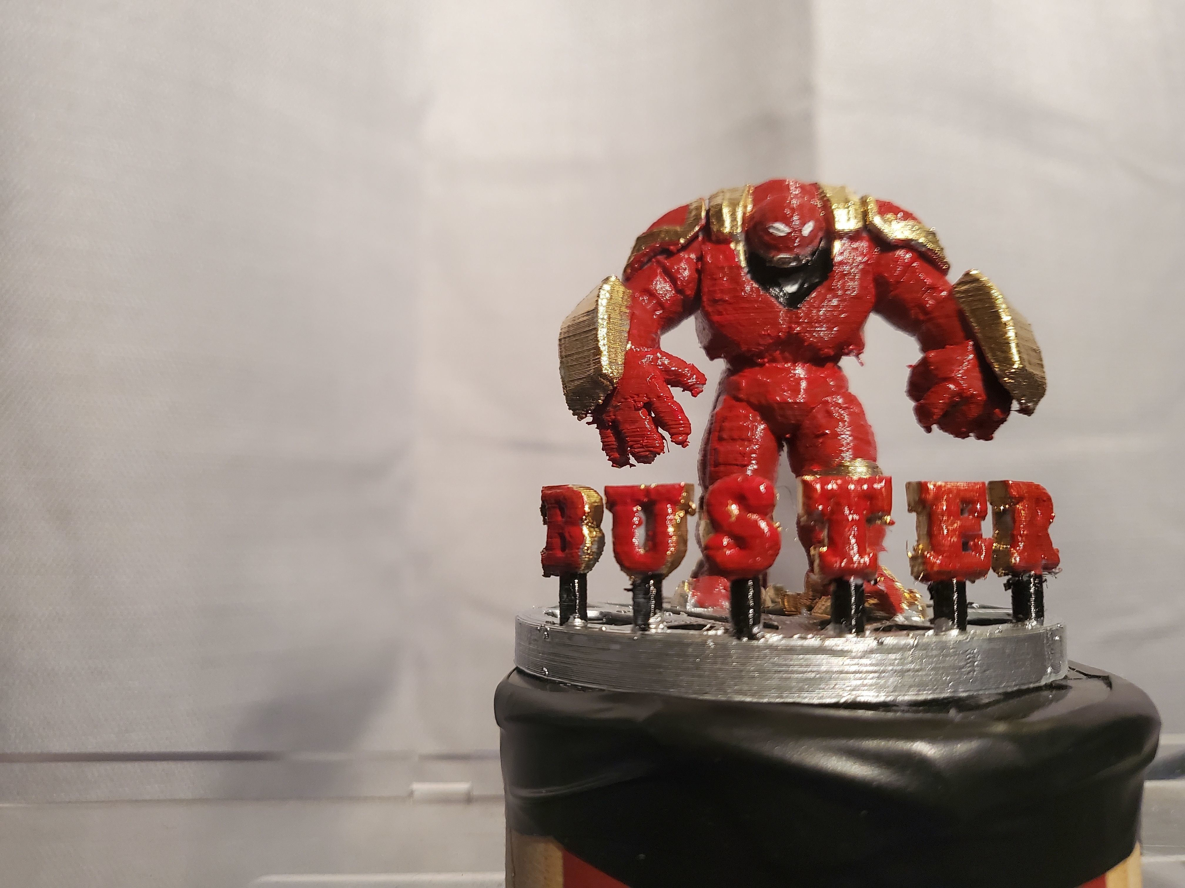 this is a hulk buster with ark base and buster on the base  3D print model_1