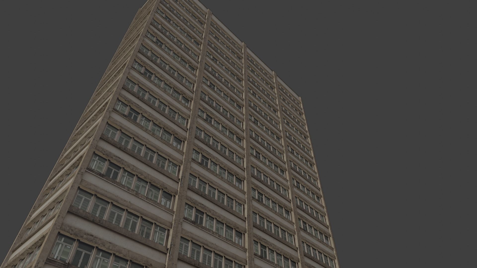 3d realistic old building 3D model_7