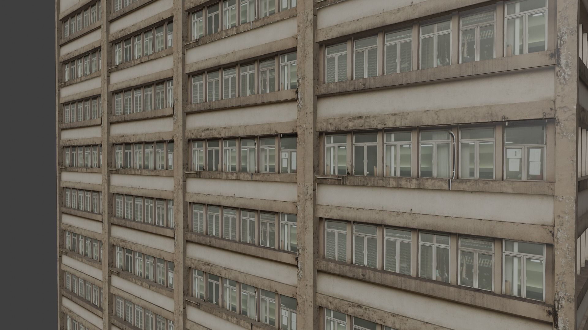 3d realistic old building 3D model_11