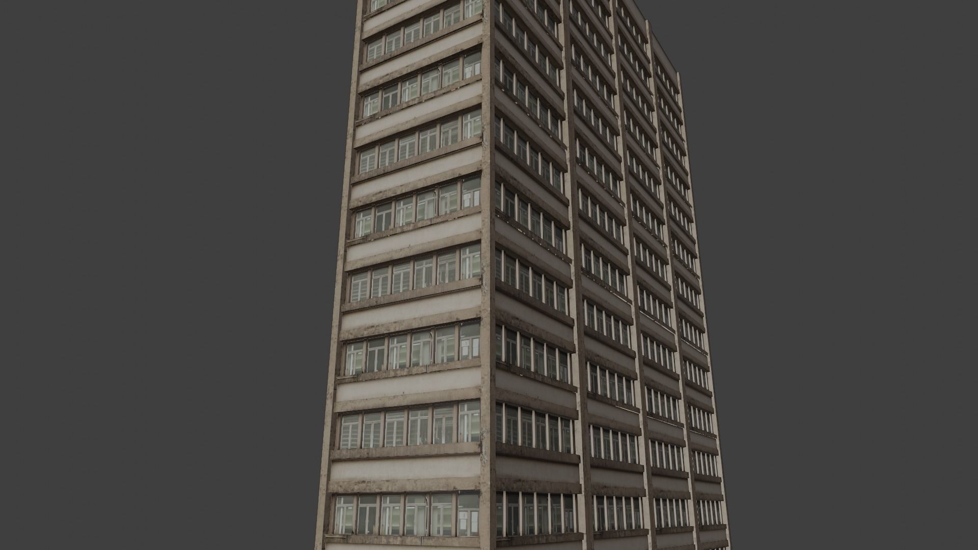 3d realistic old building 3D model_8