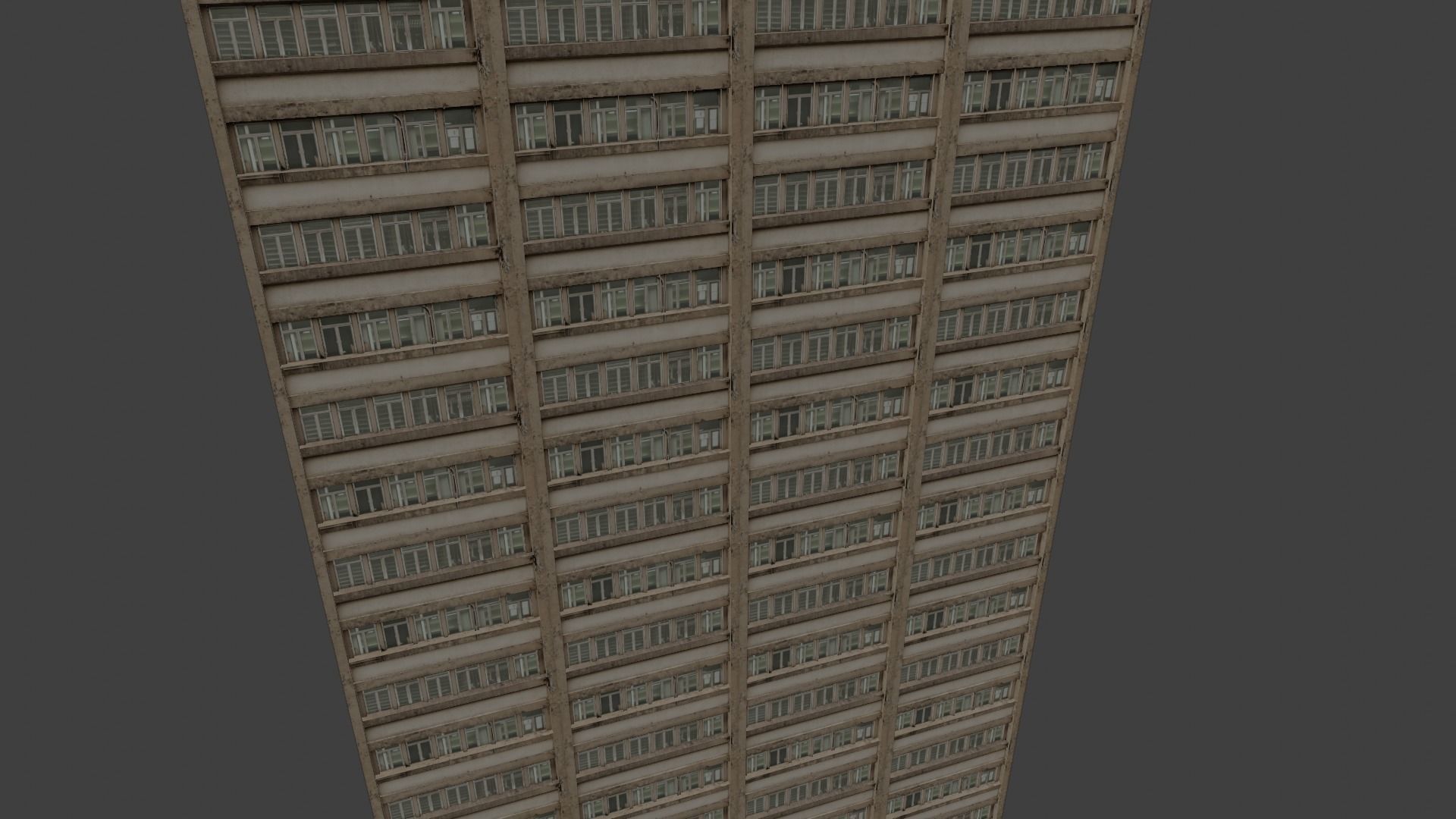 3d realistic old building 3D model_3