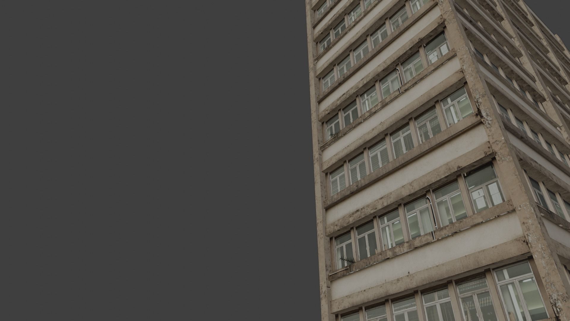 3d realistic old building 3D model_4