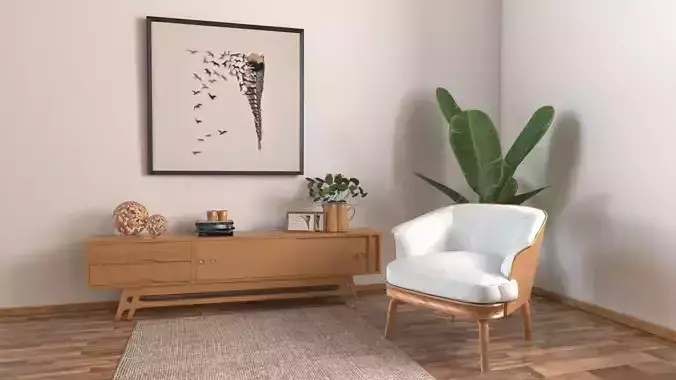 Interior  Living room 3D Model