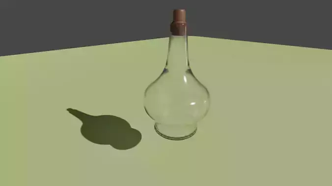 bootle bottle with shadow