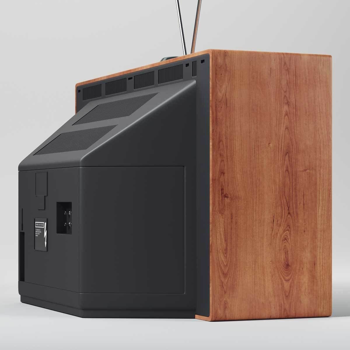 Retro Television Set Pack 3D model_10