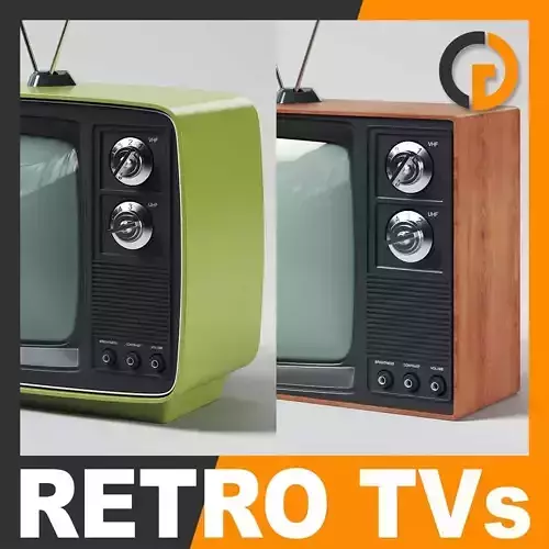 Retro Television Set Pack