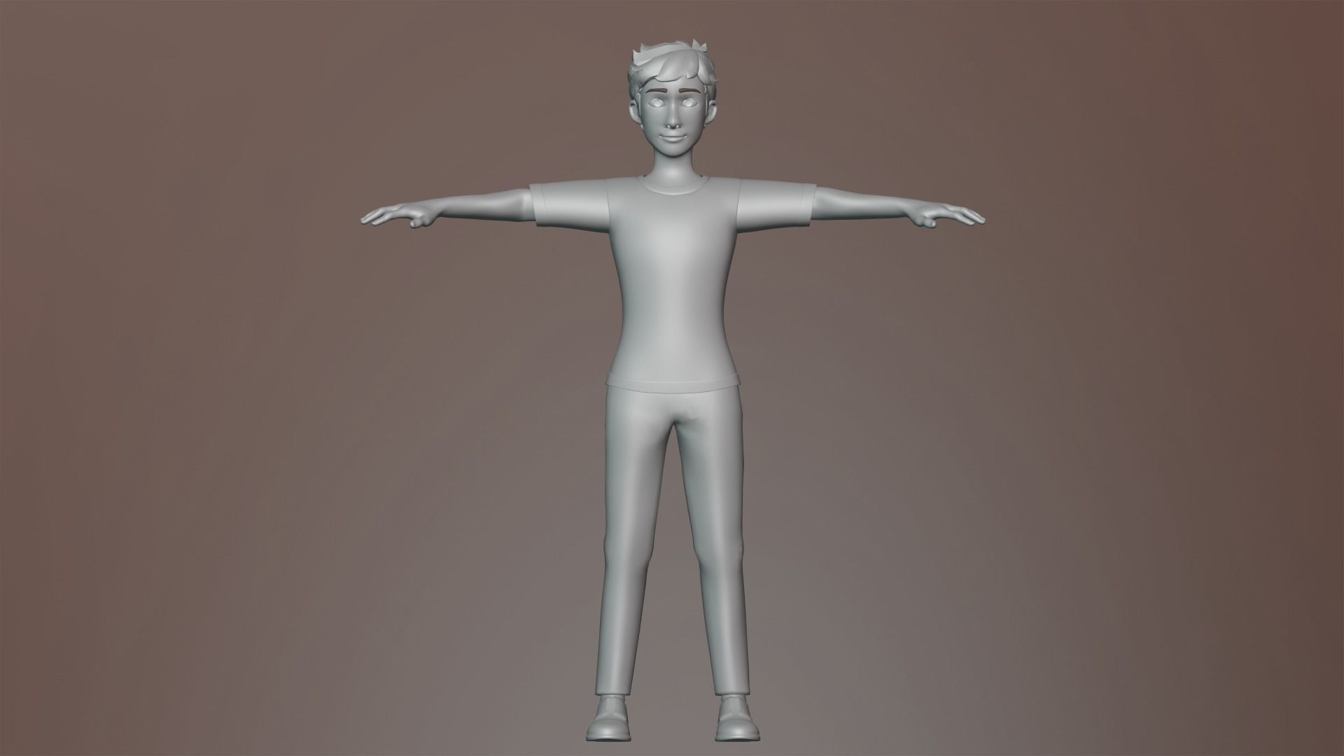 Max Cartoon Character Low-poly 3D model_13