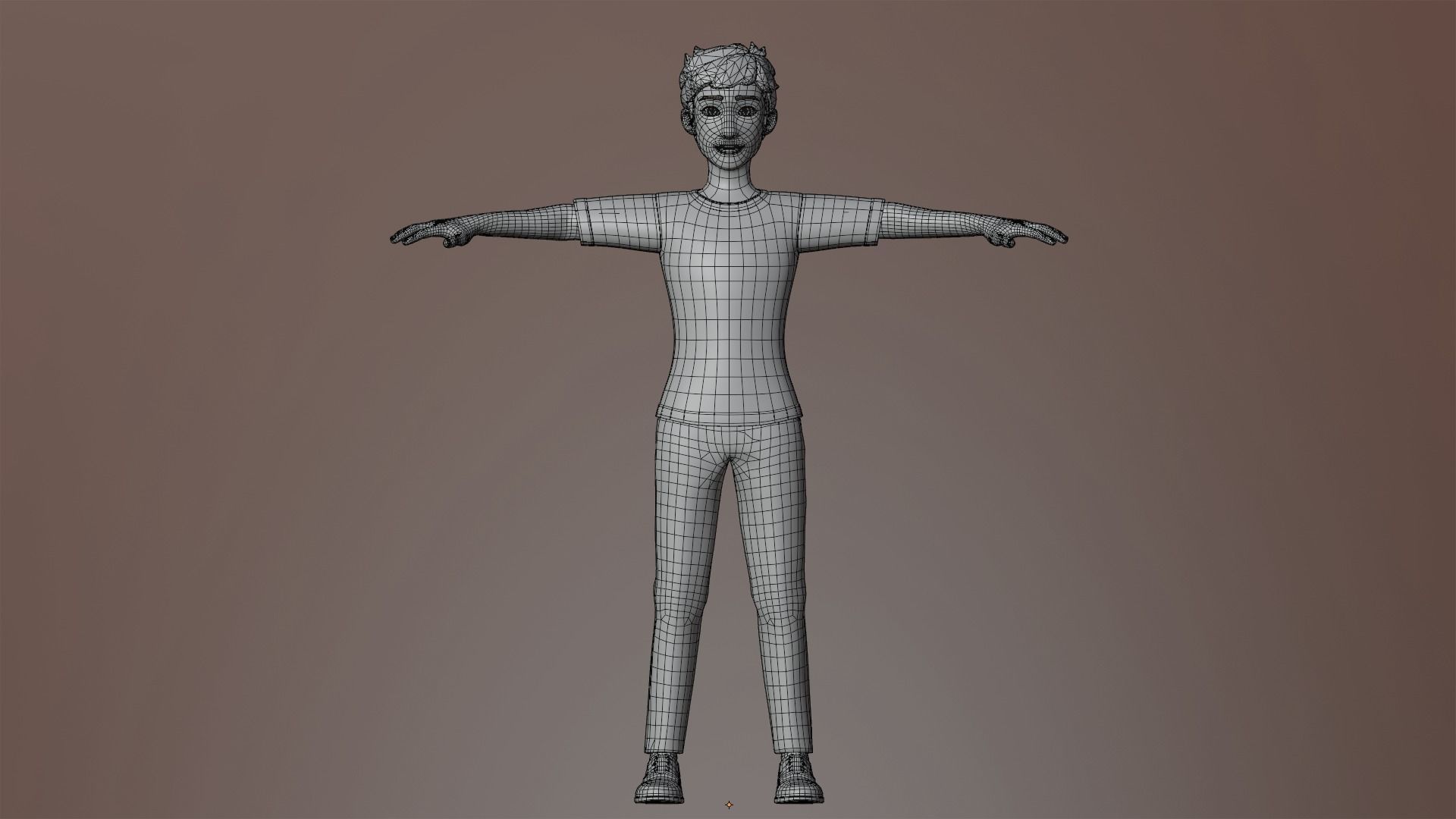 Max Cartoon Character Low-poly 3D model_17