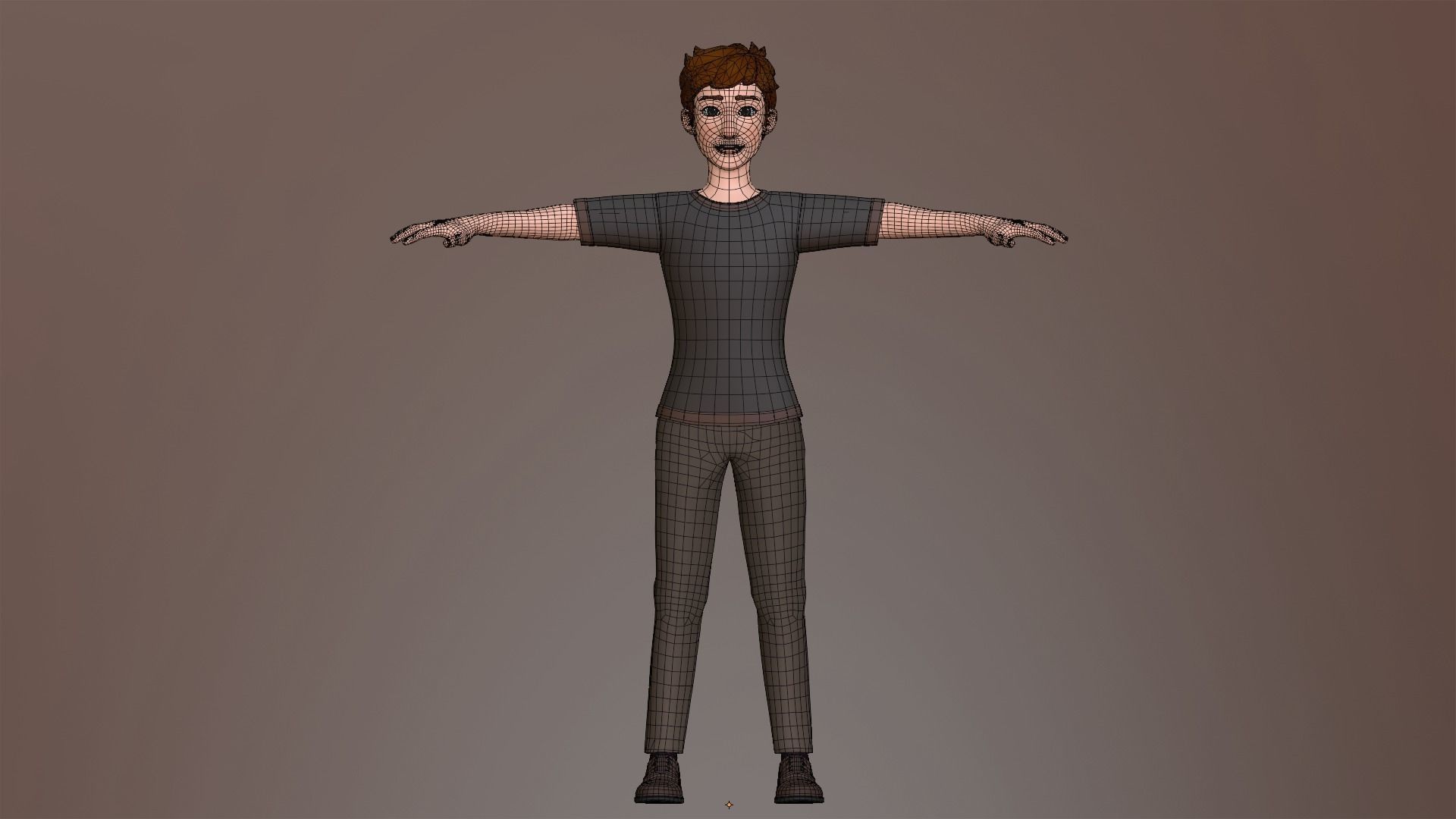 Max Cartoon Character Low-poly 3D model_21