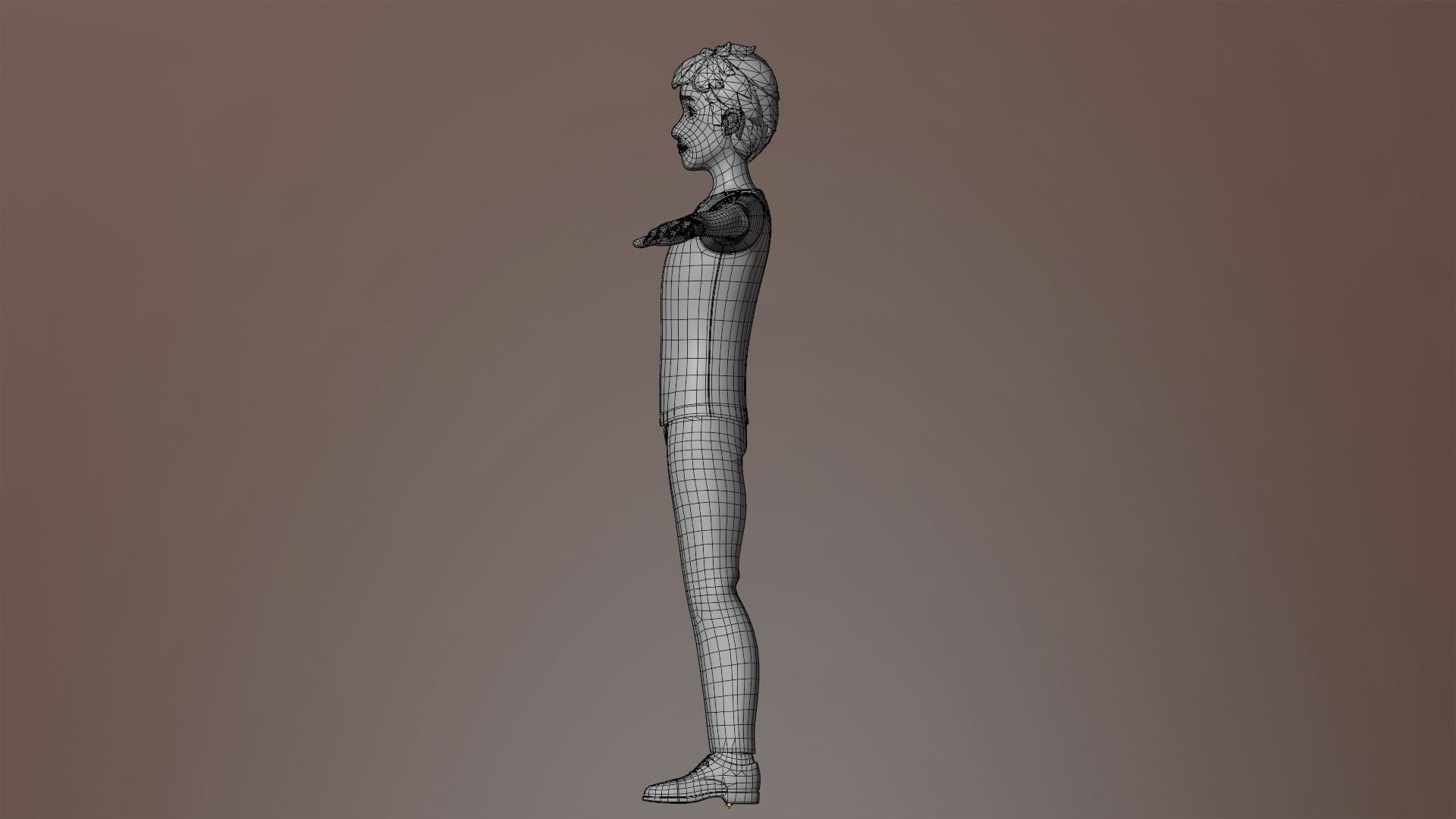 Max Cartoon Character Low-poly 3D model_18