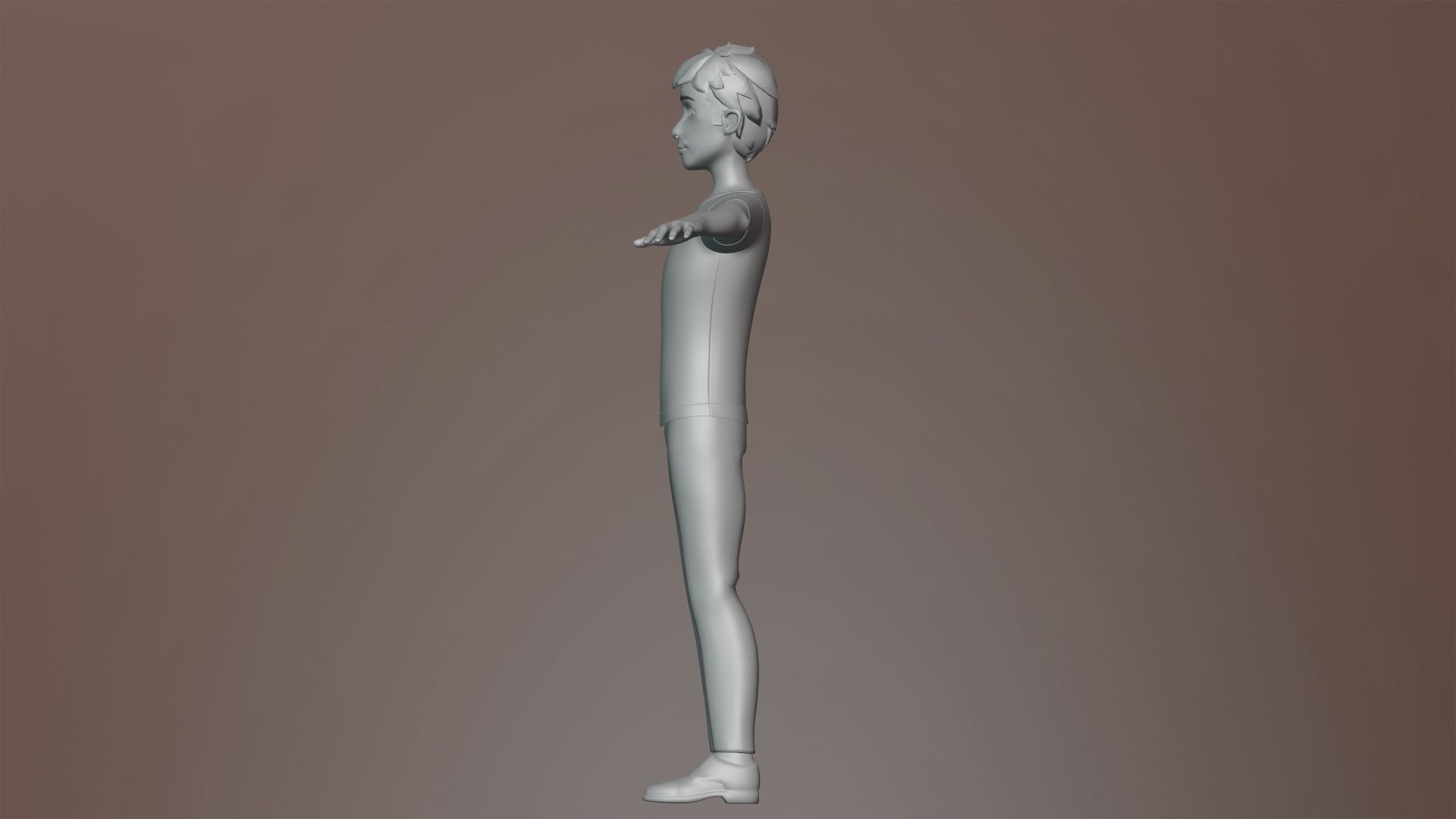 Max Cartoon Character Low-poly 3D model_14