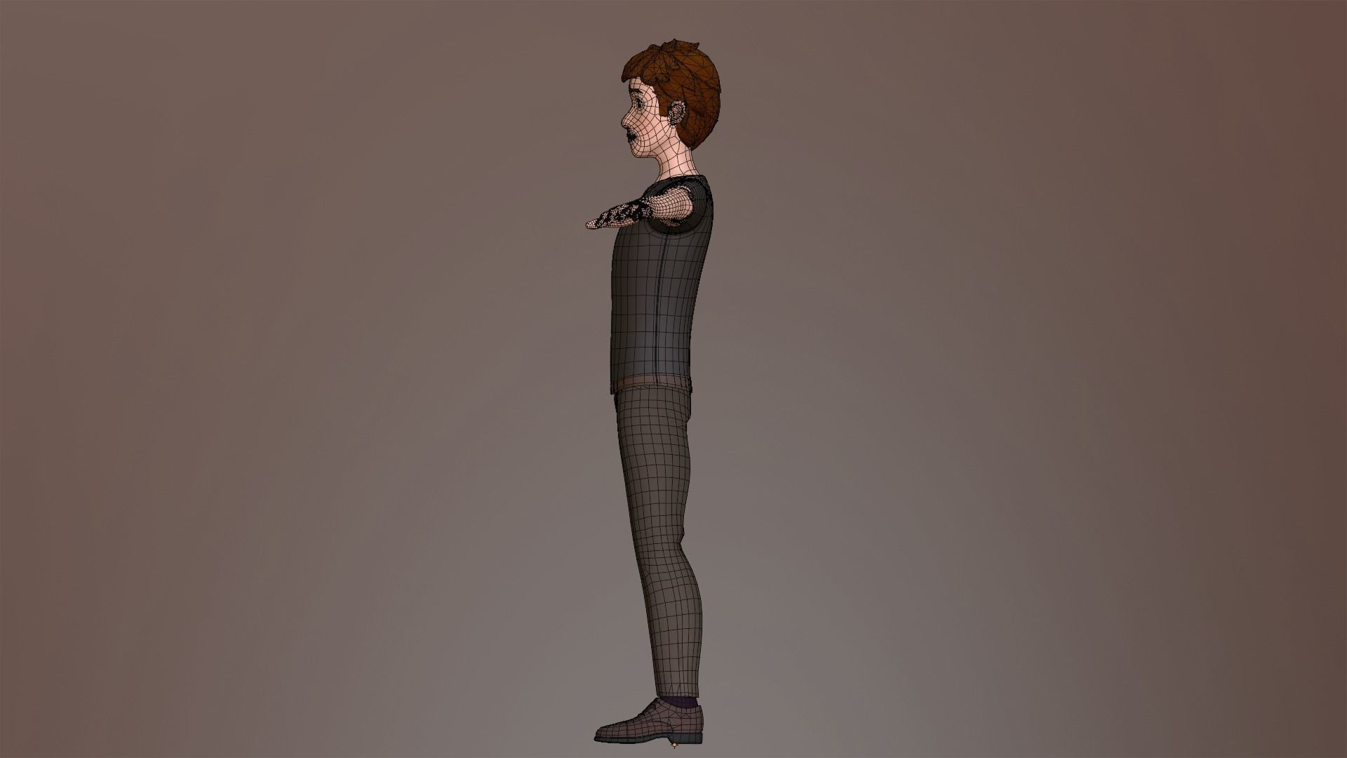 Max Cartoon Character Low-poly 3D model_22