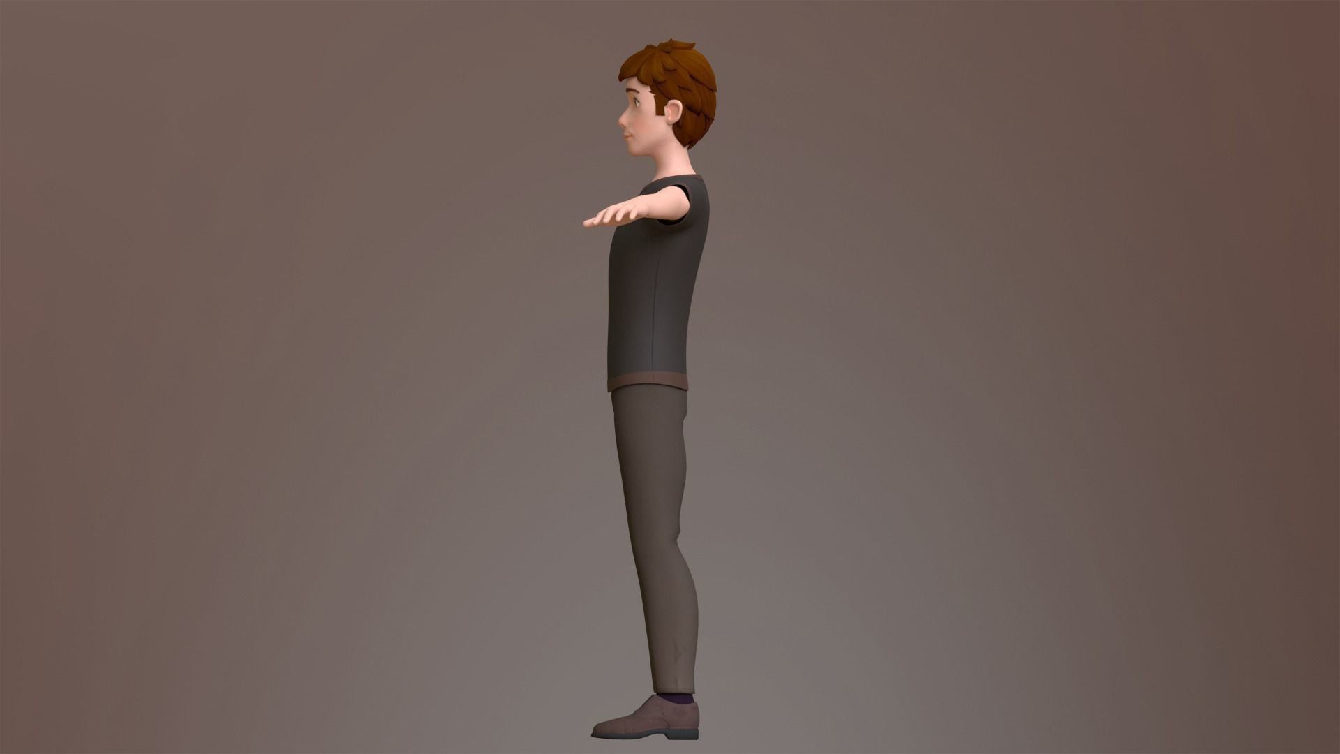 Max Cartoon Character Low-poly 3D model_6