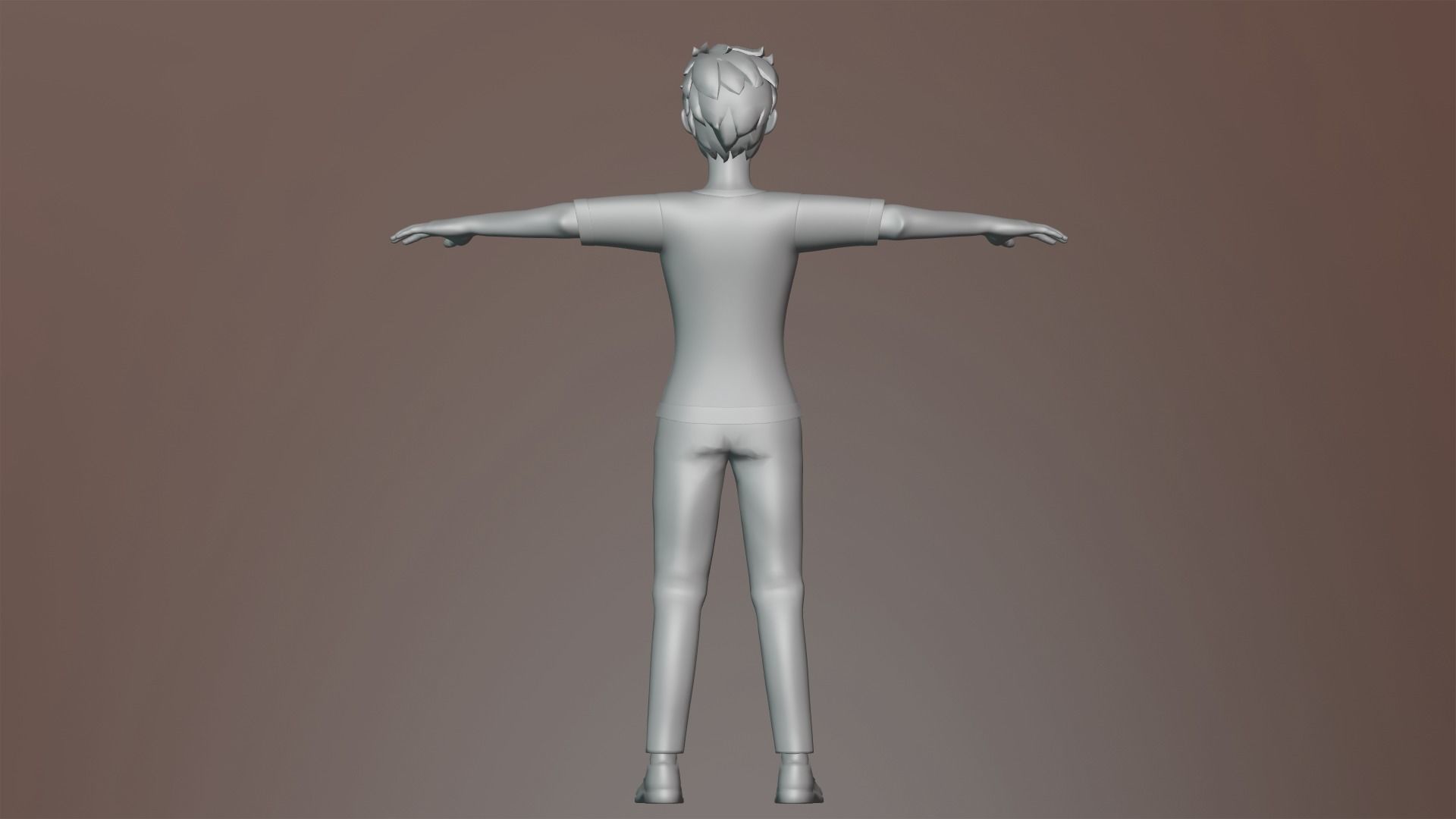 Max Cartoon Character Low-poly 3D model_15