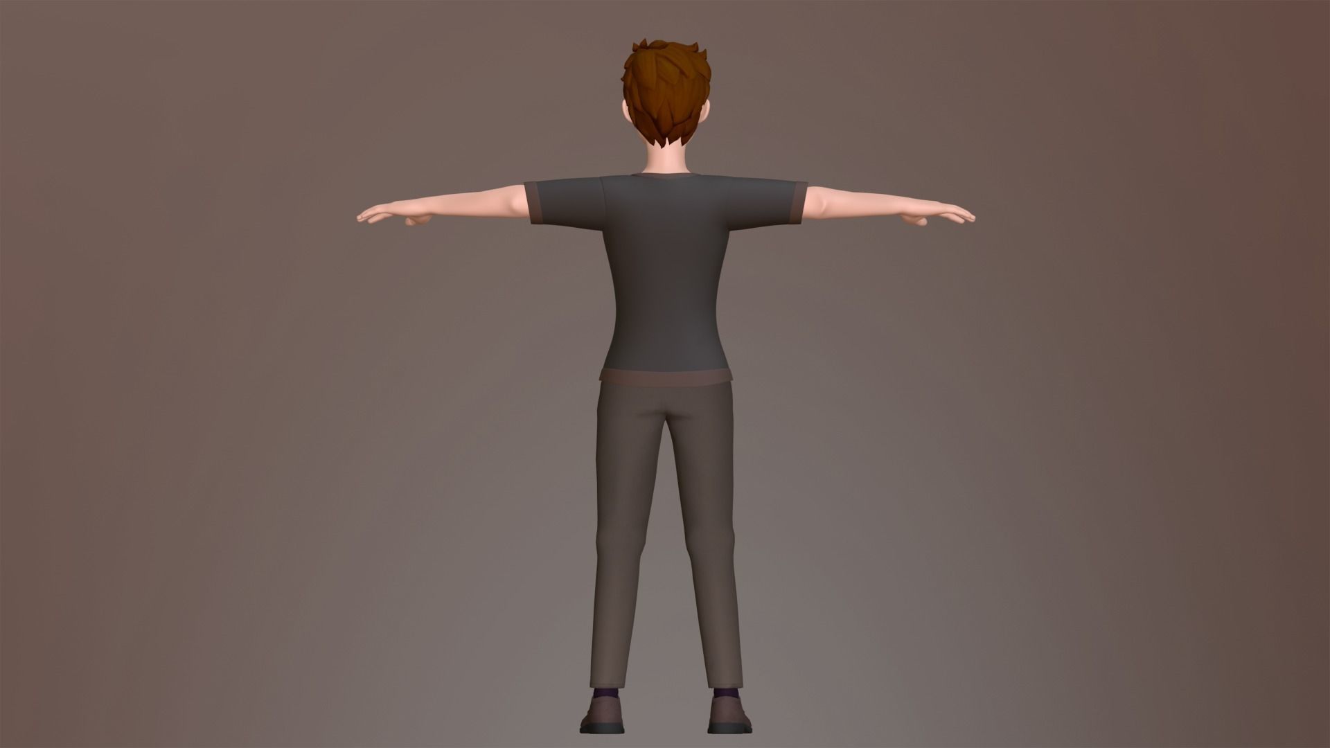 Max Cartoon Character Low-poly 3D model_11