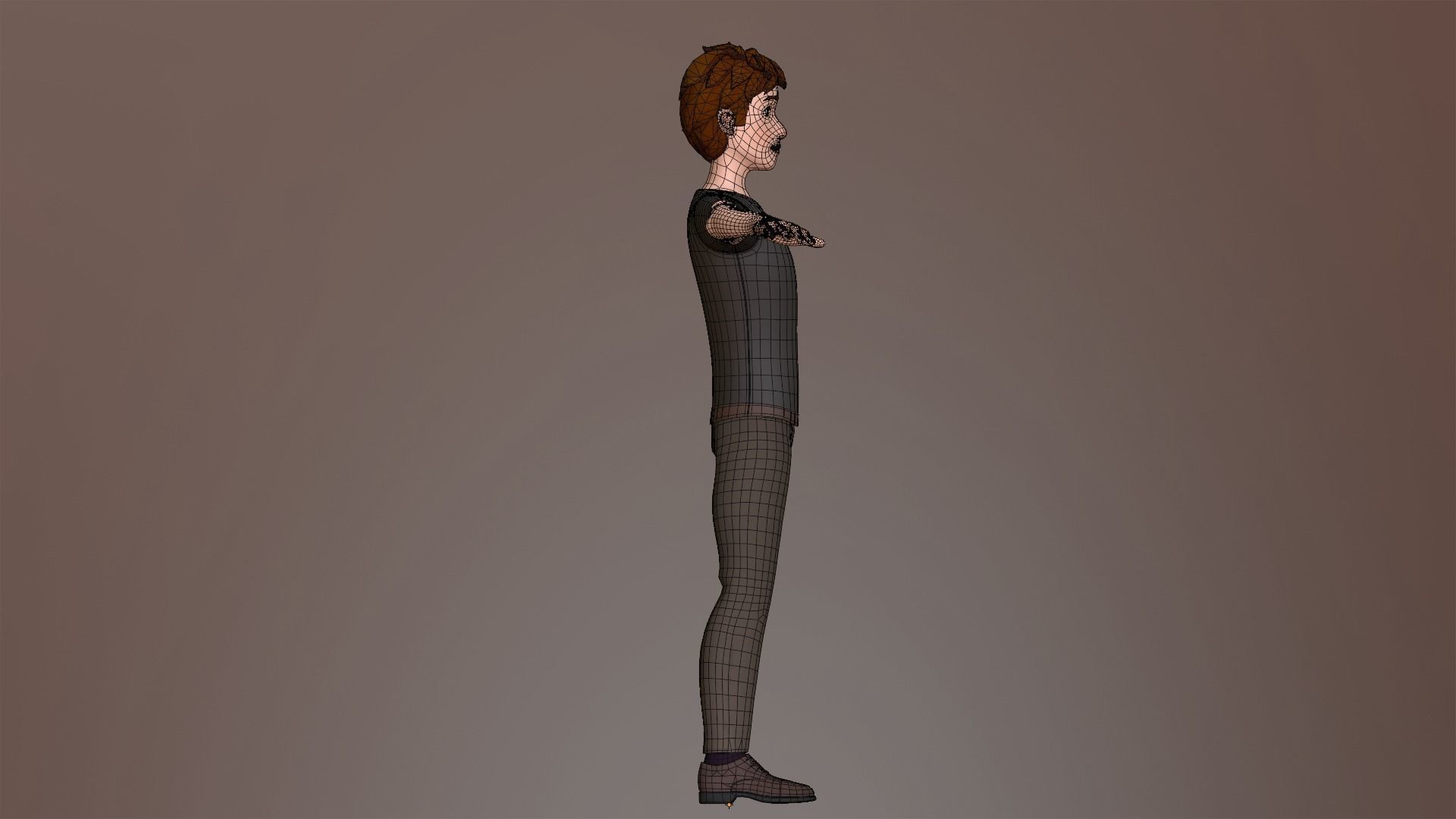 Max Cartoon Character Low-poly 3D model_24