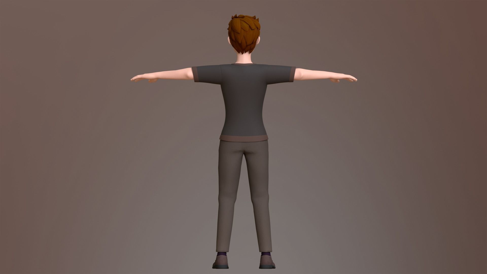 Max Cartoon Character Low-poly 3D model_7