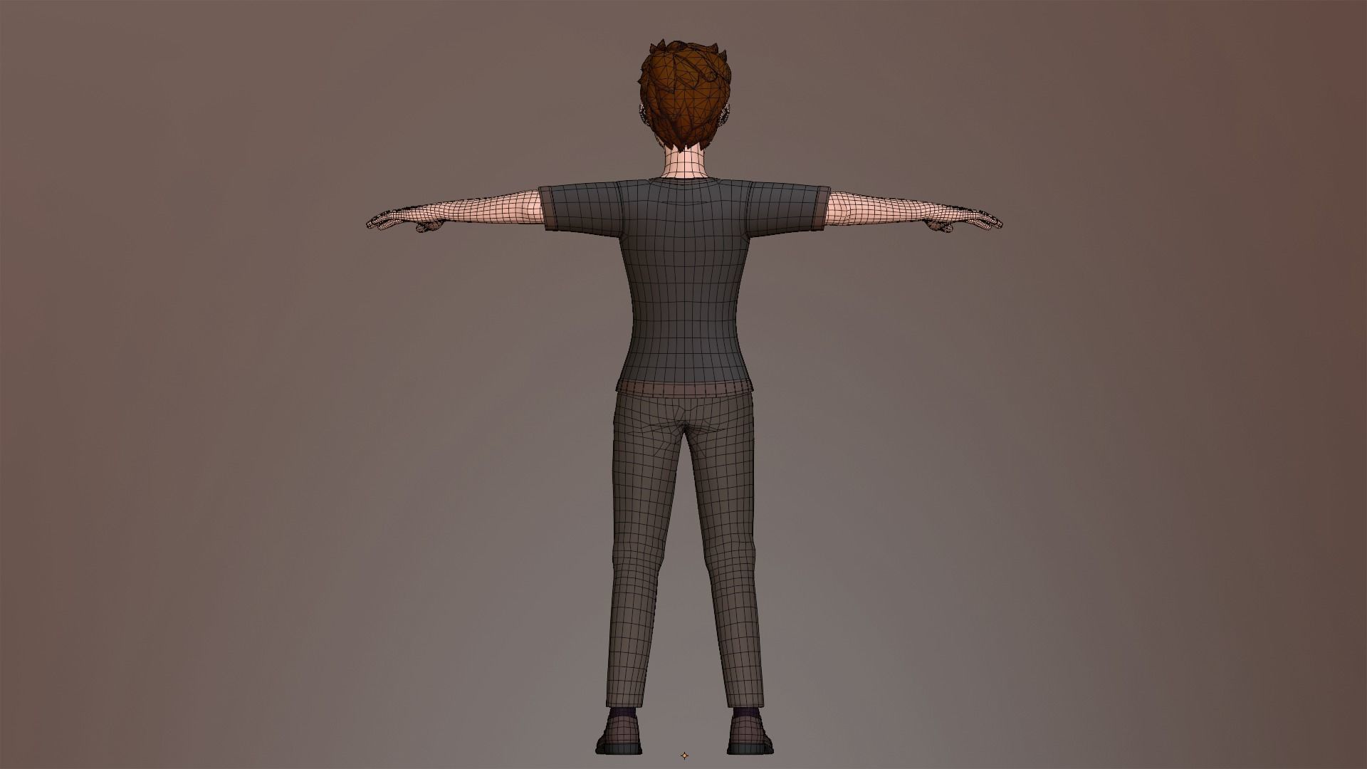 Max Cartoon Character Low-poly 3D model_23