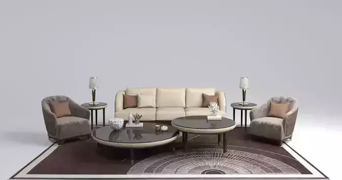 Turri set sofa Noir colection