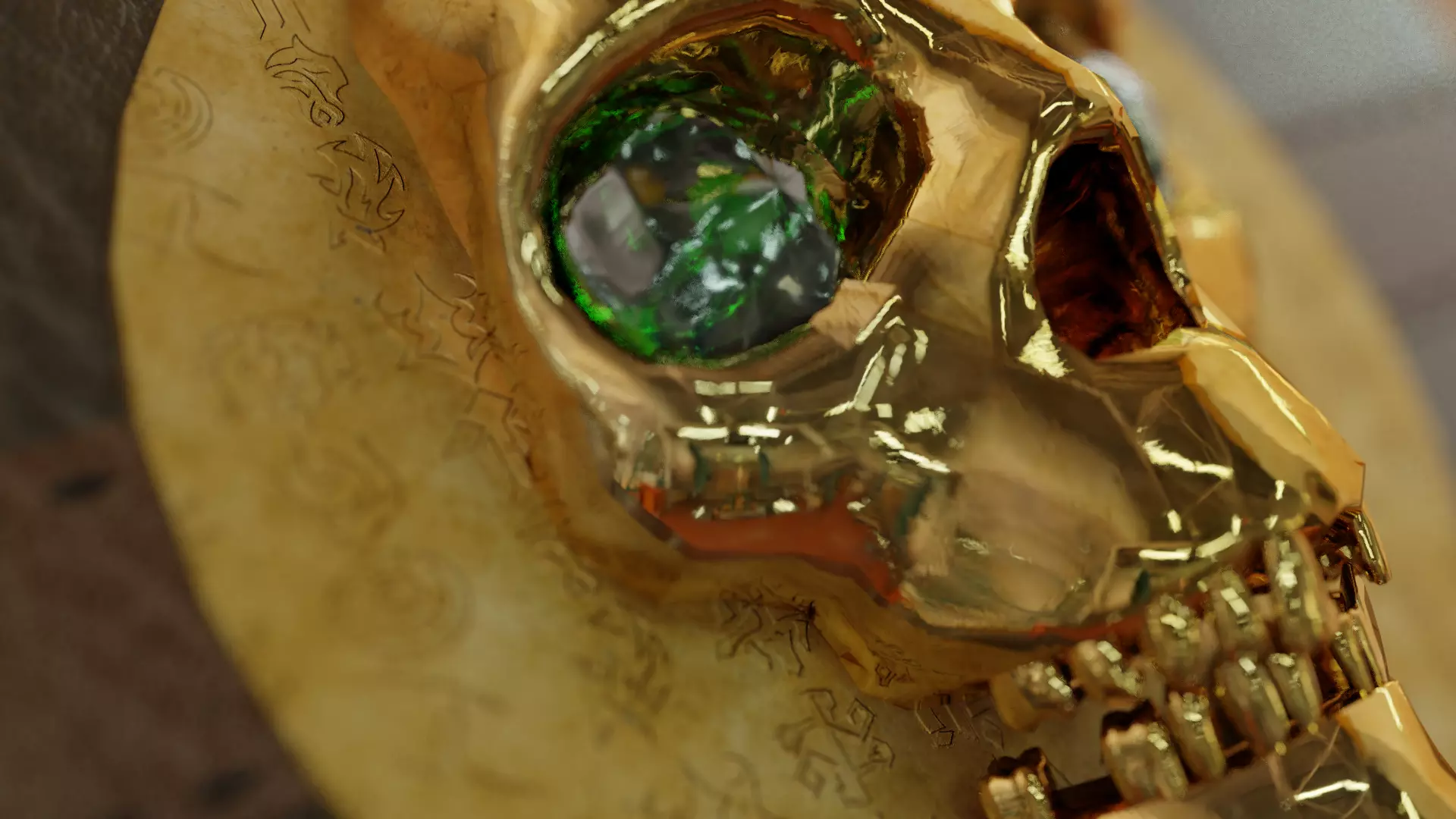 Skull Book Free 3D model_0