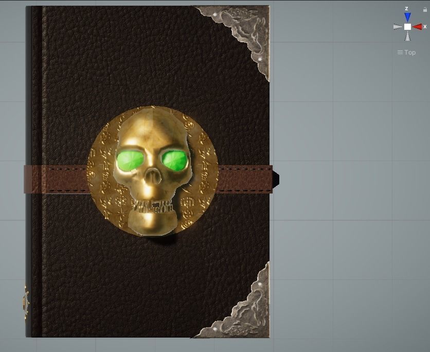 Skull Book Free 3D model_1