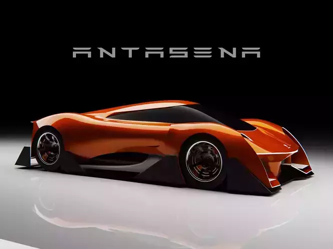 Antasena Supercar 3D model