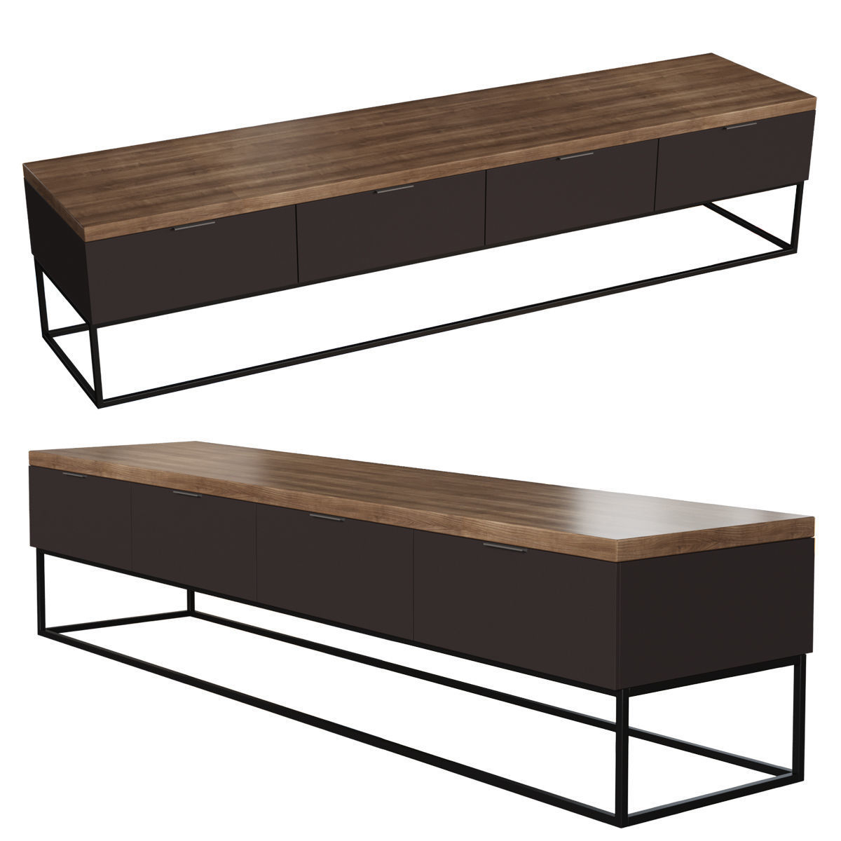 Lehome D101 TV Stand 3D model_4
