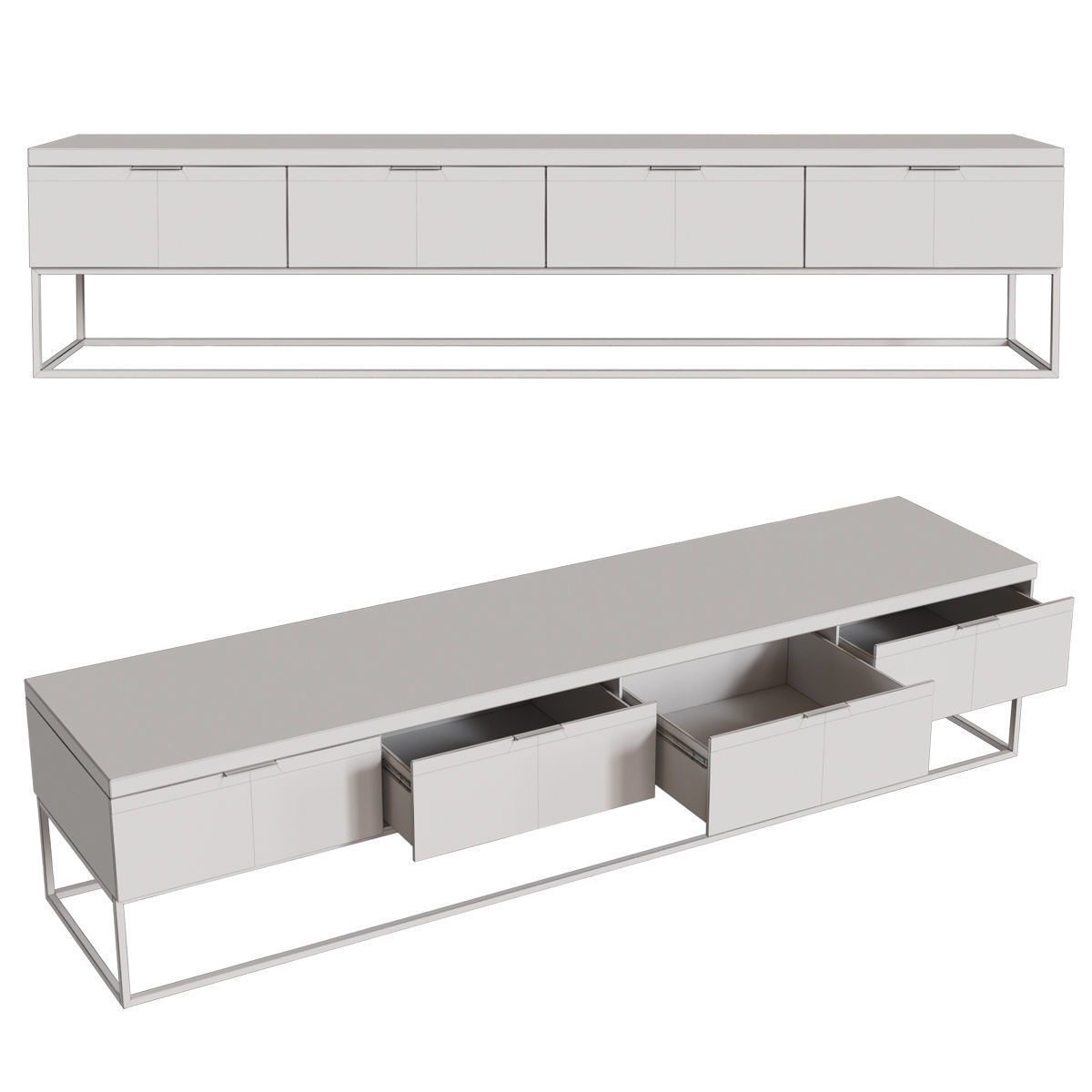 Lehome D101 TV Stand 3D model_3