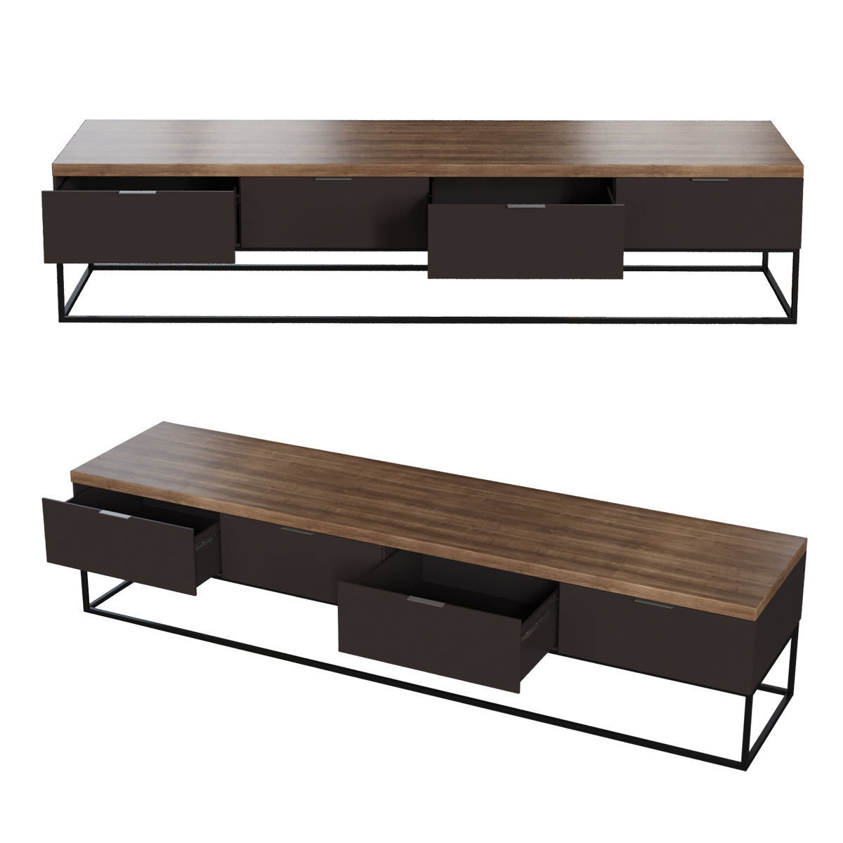 Lehome D101 TV Stand 3D model_1