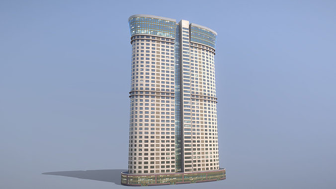 MSK Building 63 Low-poly 3D model