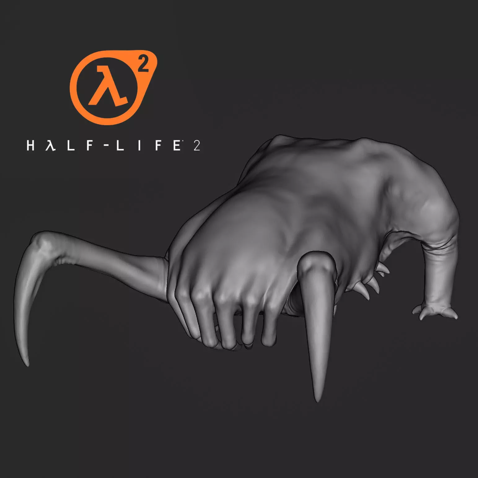 Headcrab - Half-Life 2 3D print model_0
