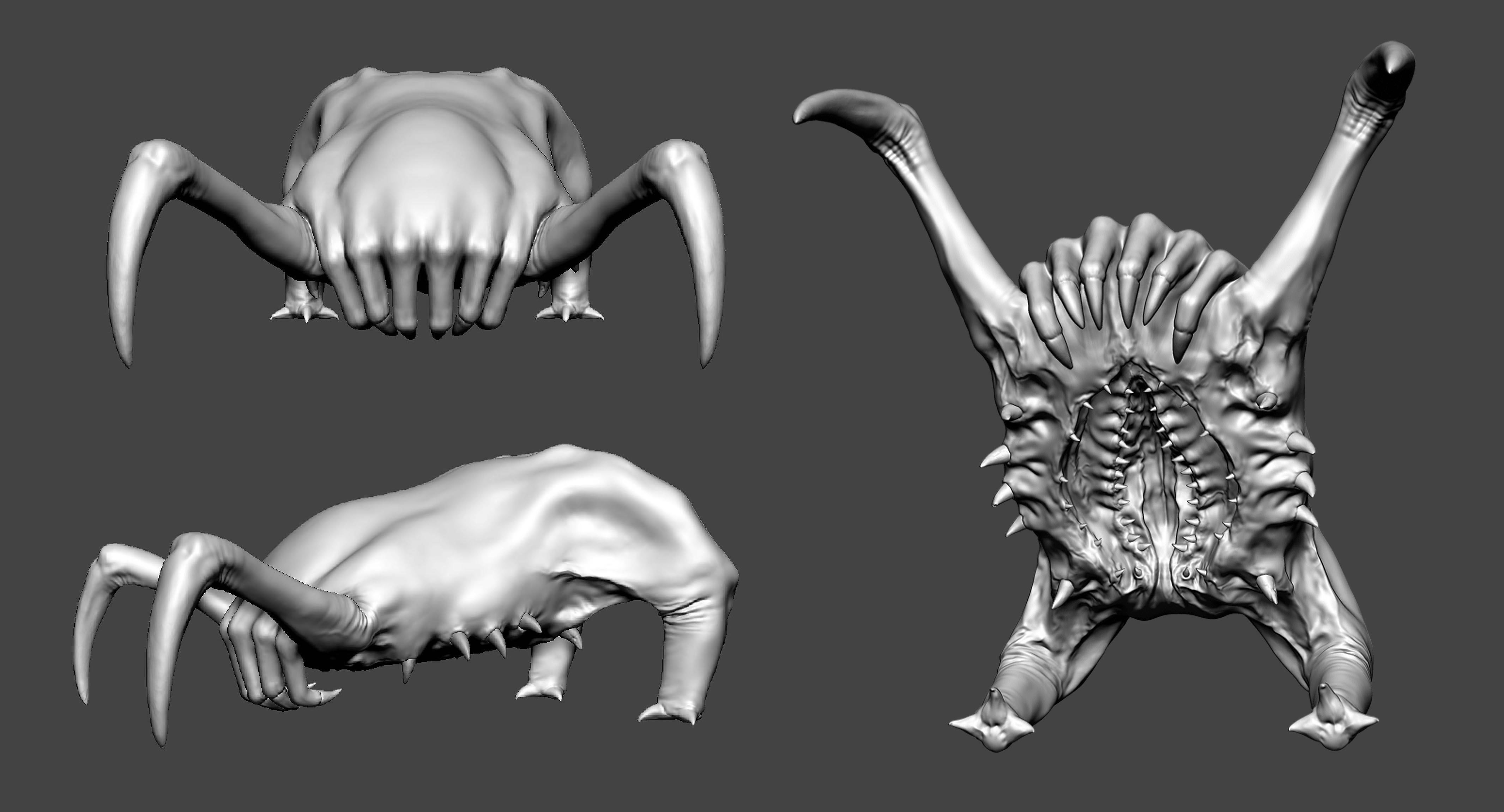 Headcrab - Half-Life 2 3D print model_4