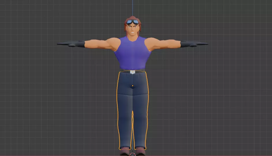 Howrang Tekken Low-poly 3D model_0