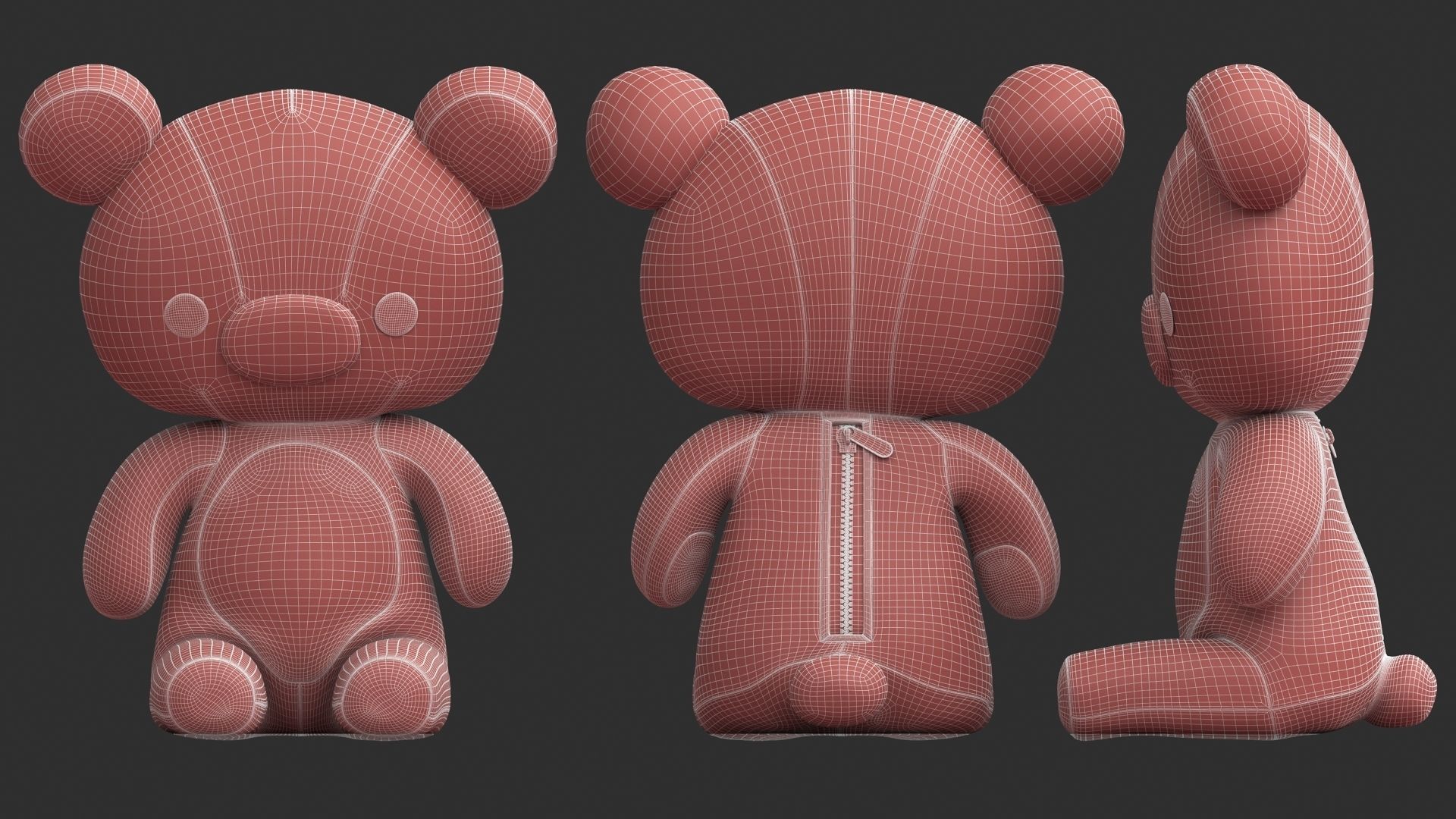 Rilakkuma Plush soft toy doll  3D model_15