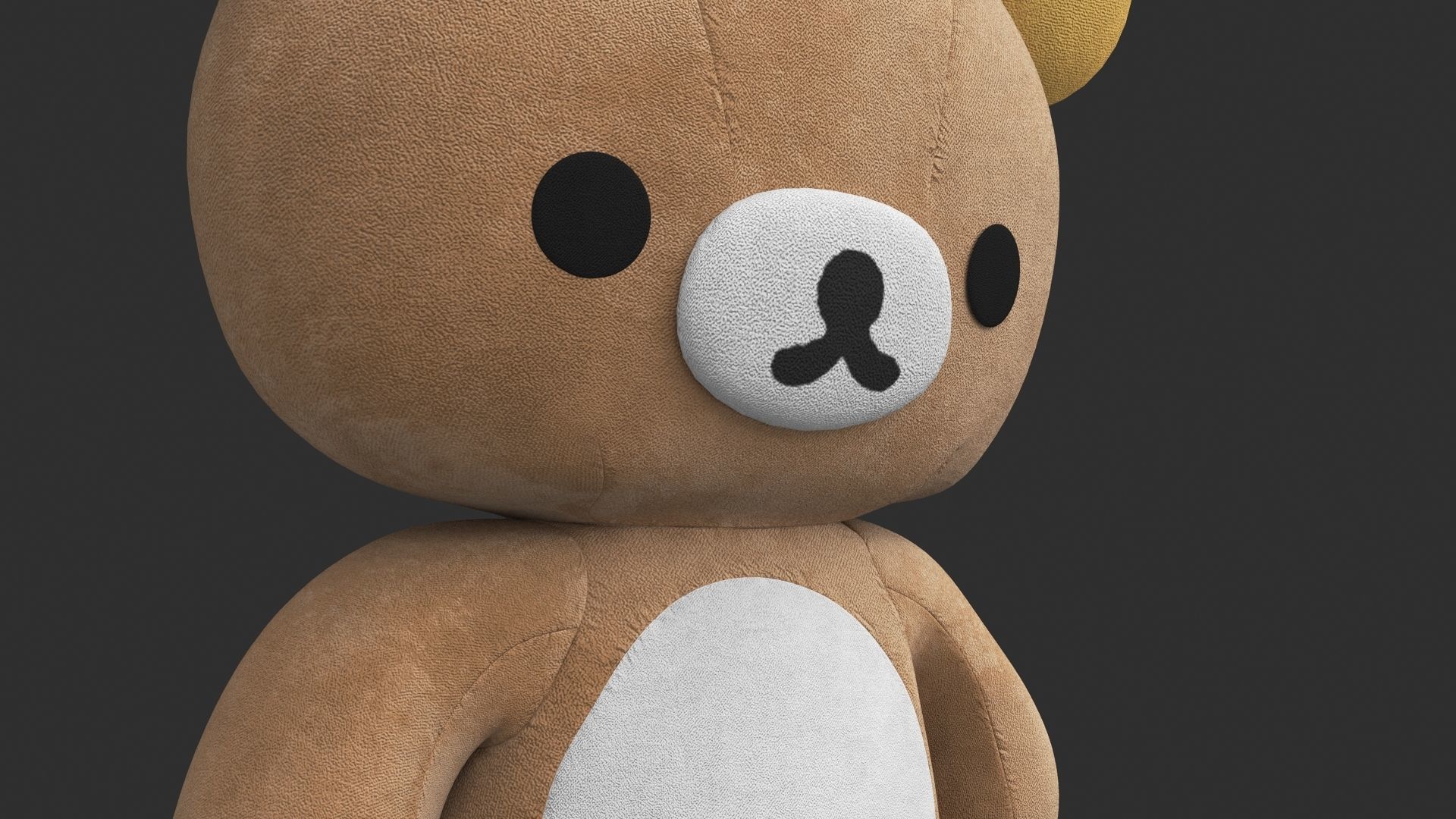 Rilakkuma Plush soft toy doll  3D model_13