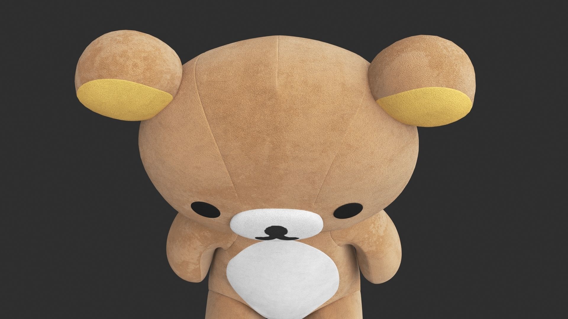 Rilakkuma Plush soft toy doll  3D model_10